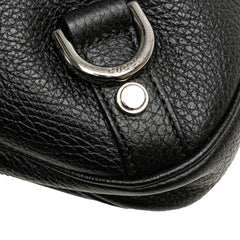 Pebbled Leather Abbey D Ring Shoulder Bag