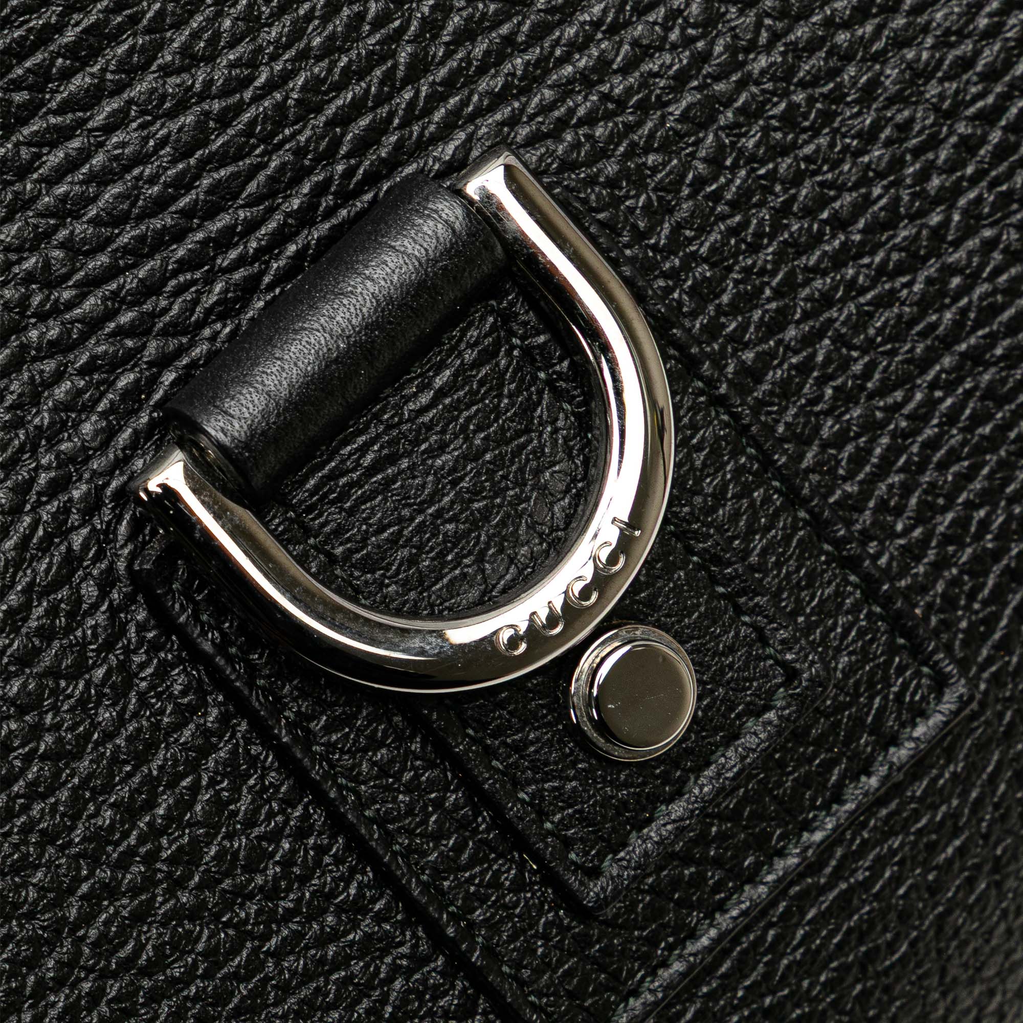Pebbled Leather Abbey D Ring Shoulder Bag