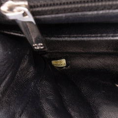 Mini Square Classic Patent Single Flap