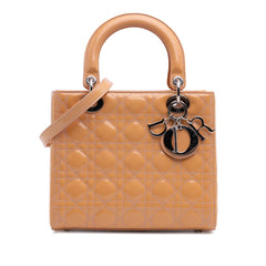 Medium Patent Cannage Lady Dior