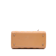 Medium Patent Cannage Lady Dior