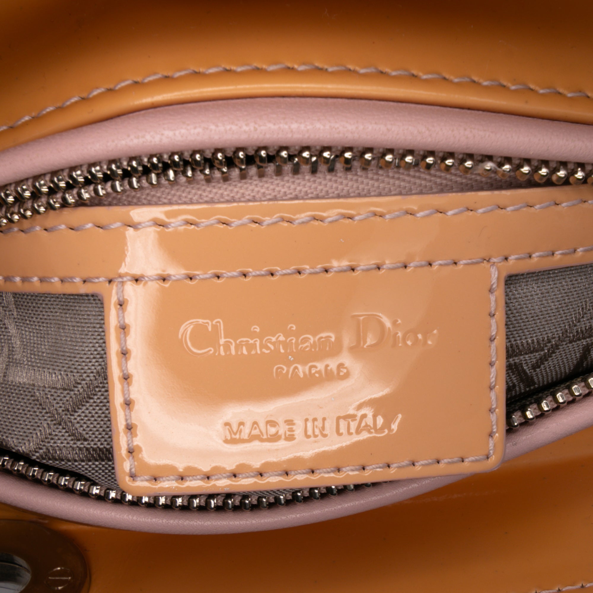 Medium Patent Cannage Lady Dior