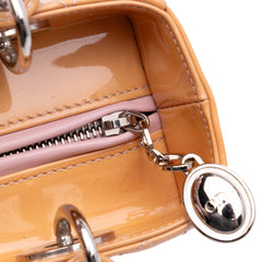 Medium Patent Cannage Lady Dior