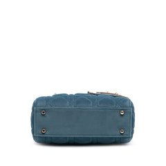 Mini Velvet Cannage Lady Dior