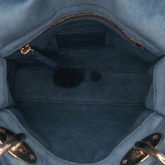 Mini Velvet Cannage Lady Dior