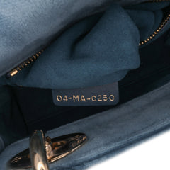 Mini Velvet Cannage Lady Dior