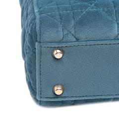 Mini Velvet Cannage Lady Dior