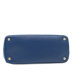 Large Saffiano Lux Galleria Double Zip Tote