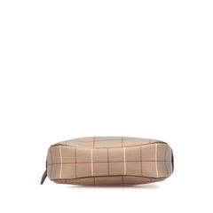 Vintage Check Canvas Clutch