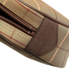 Vintage Check Canvas Clutch
