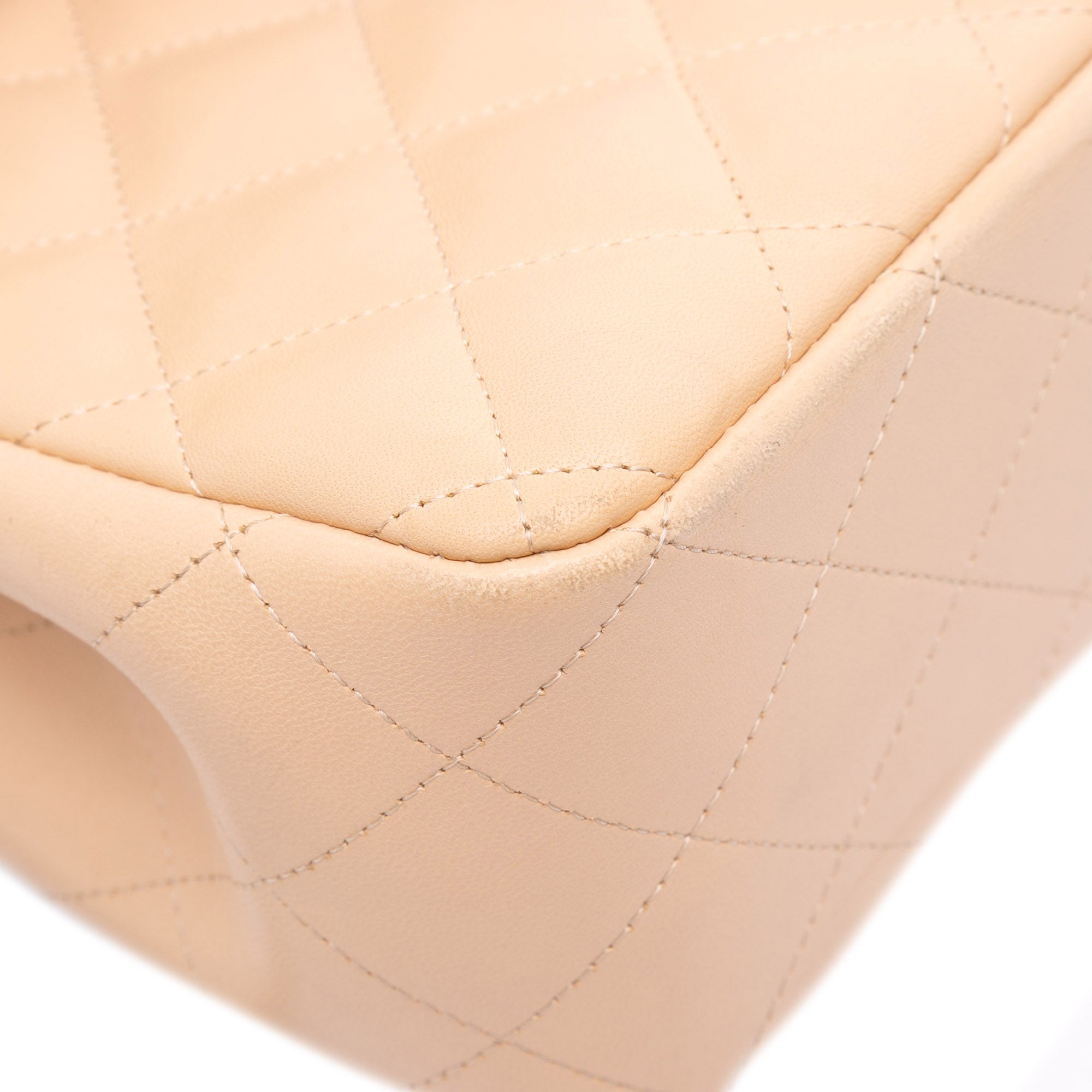 Jumbo Classic Lambskin Double Flap