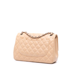 Jumbo Classic Lambskin Double Flap