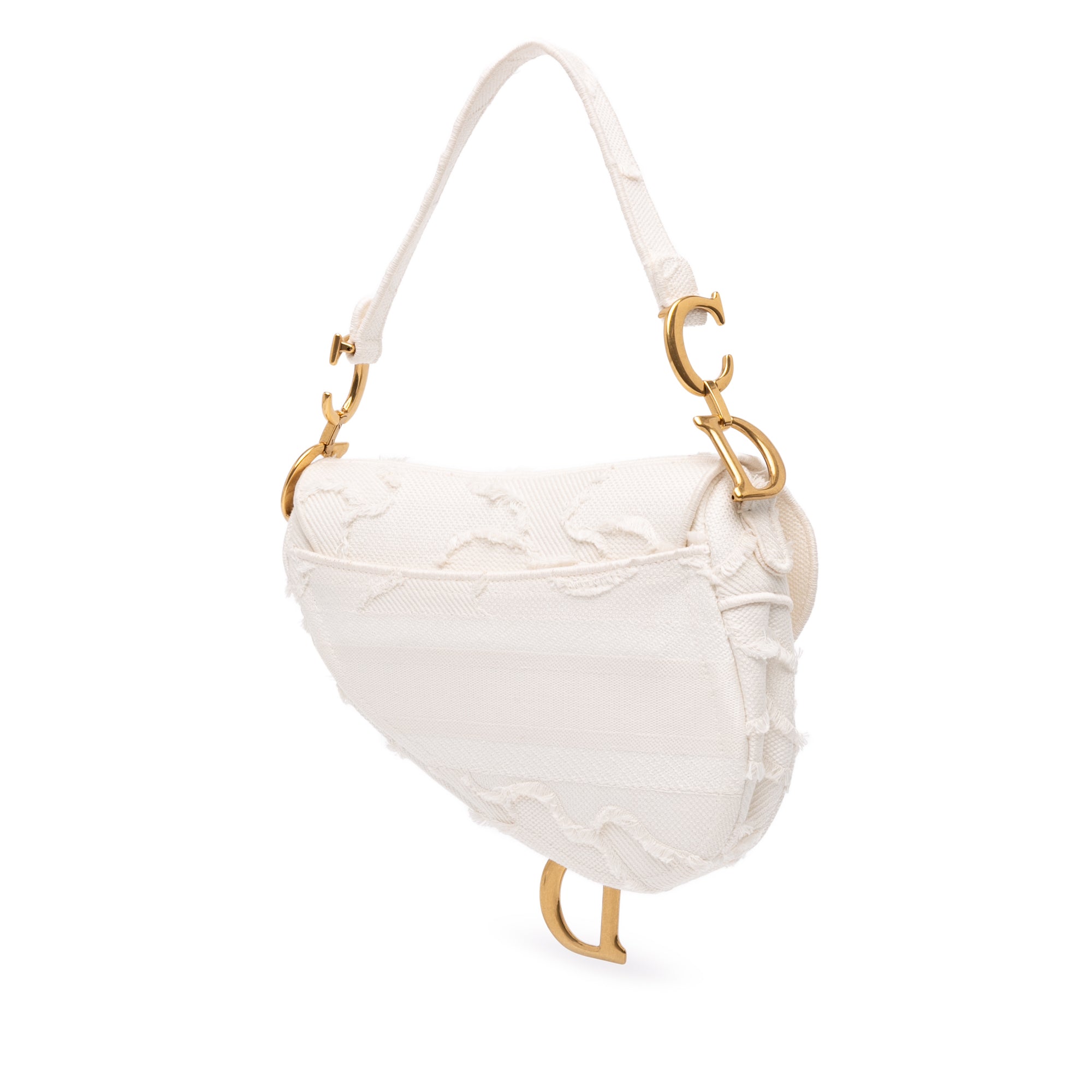 Canvas Embroidered Camouflage Saddle Bag