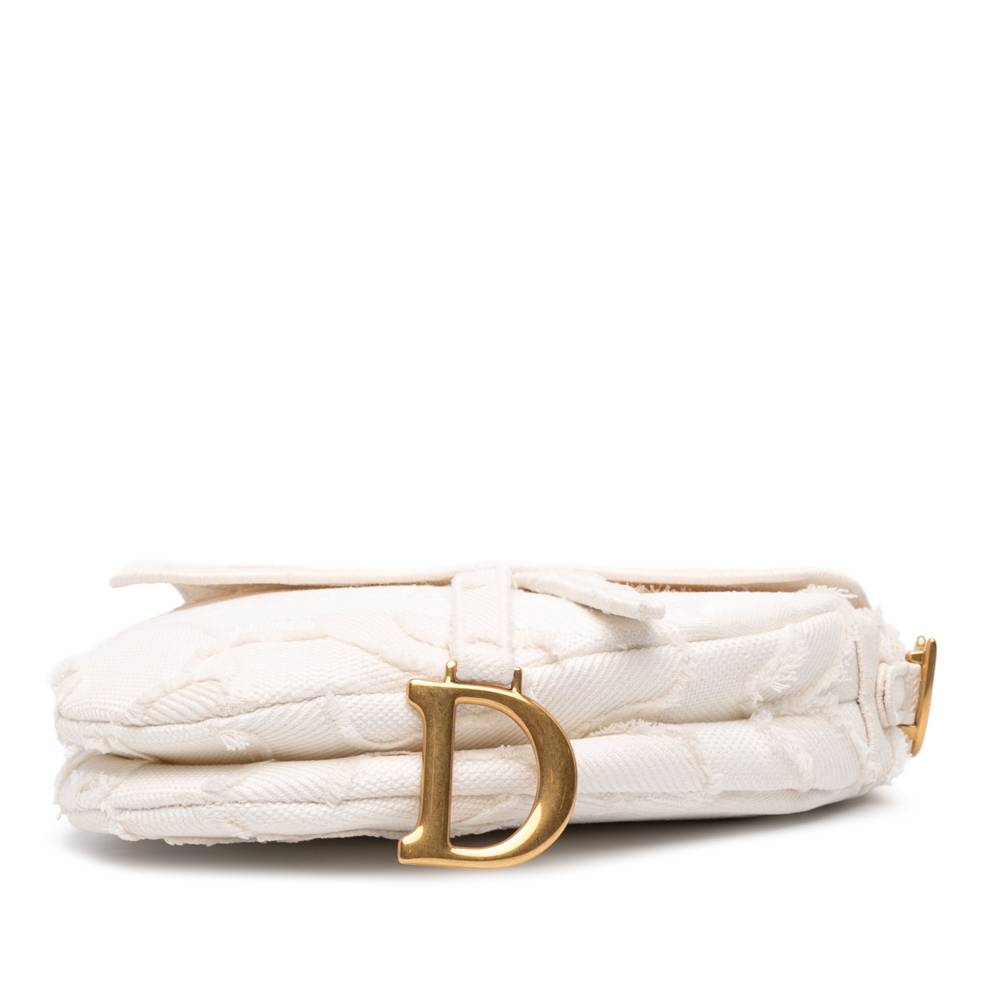 Canvas Embroidered Camouflage Saddle Bag