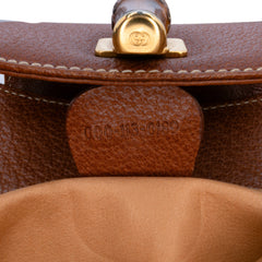 Canvas Bamboo Handbag