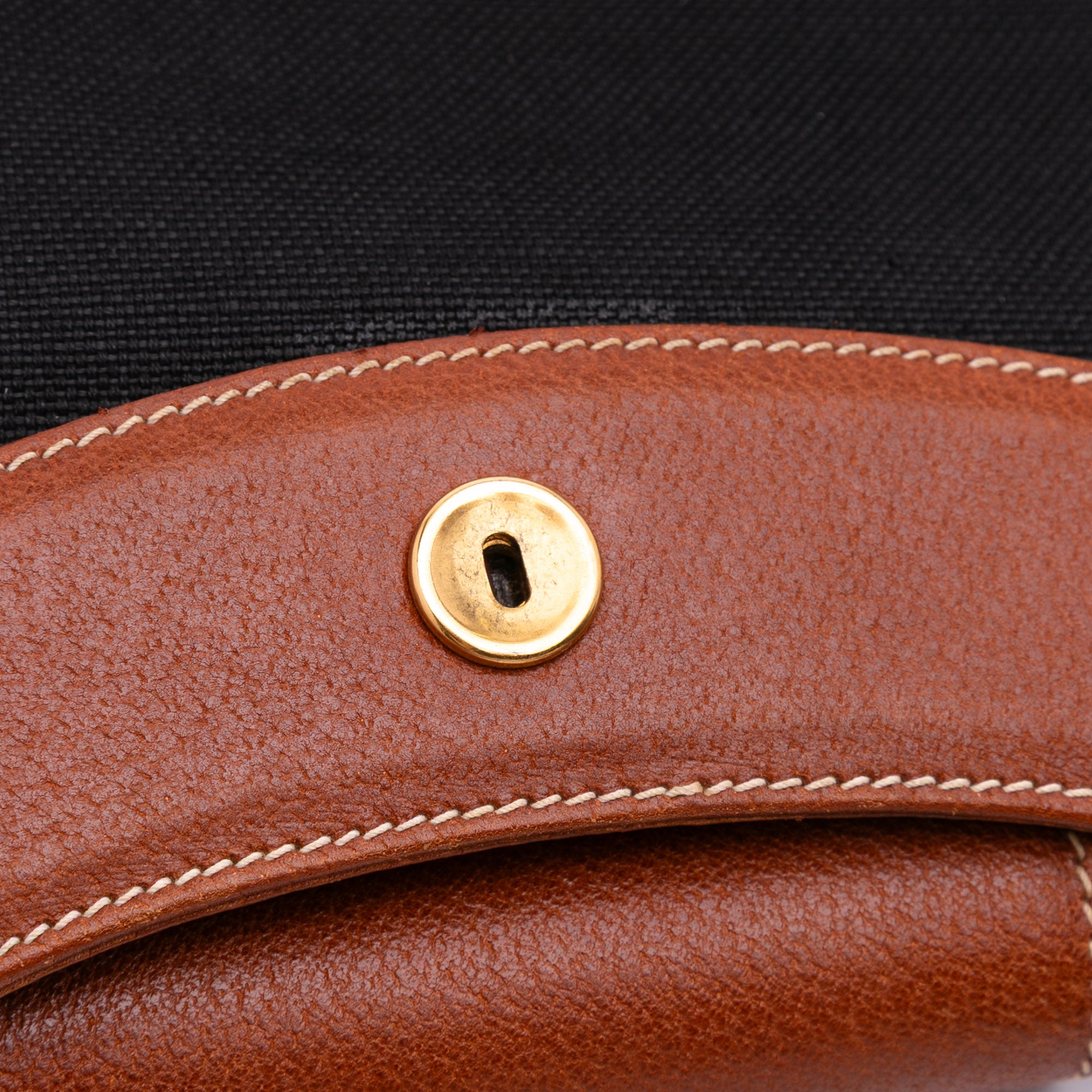 Canvas Bamboo Handbag