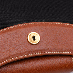 Canvas Bamboo Handbag