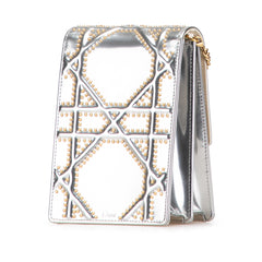 Metallic Studded Calfskin Vertical Diorama