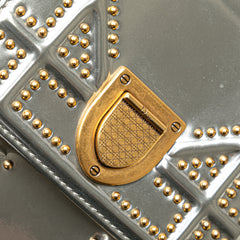 Metallic Studded Calfskin Vertical Diorama
