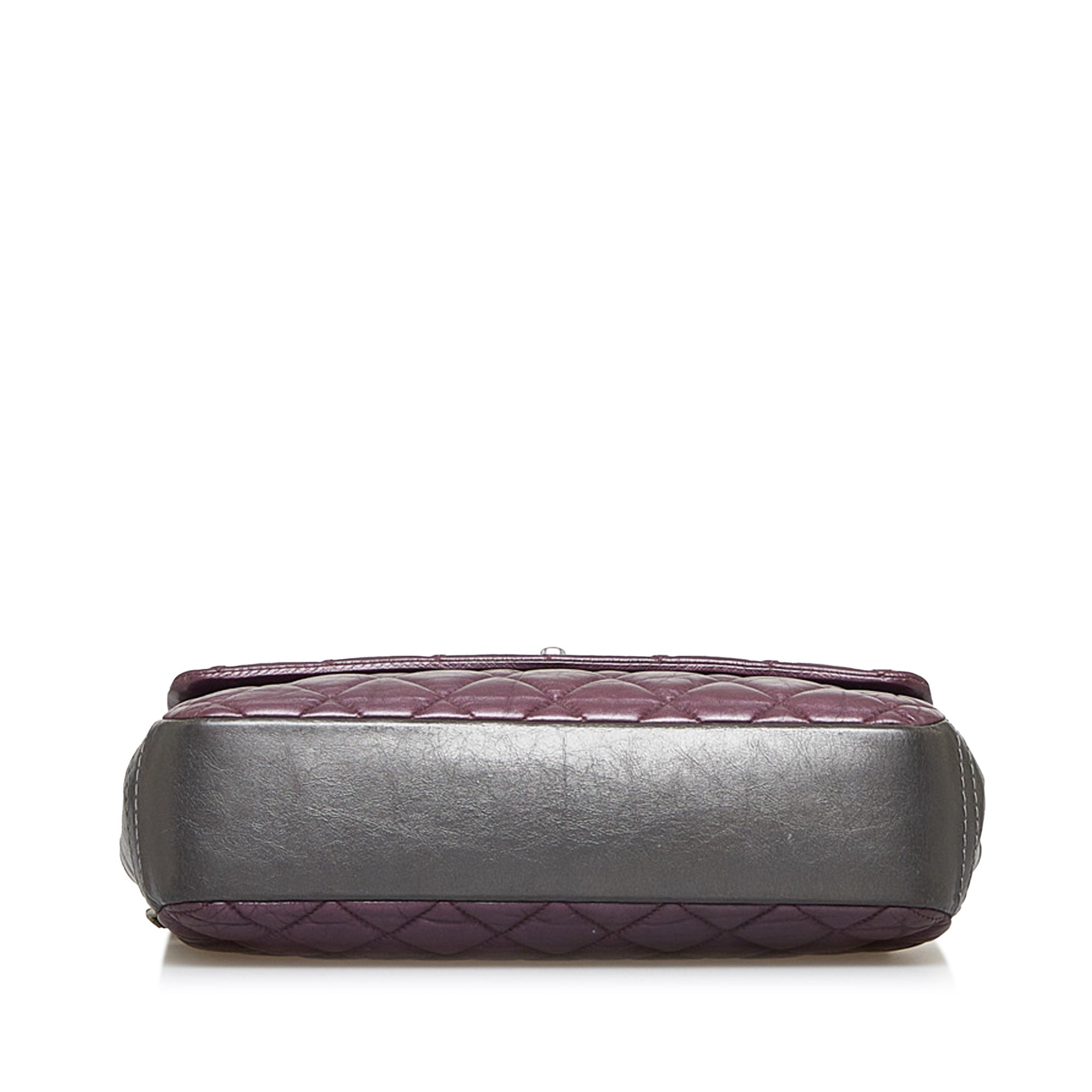 Glazed Matelasse Portobello Flap Bag