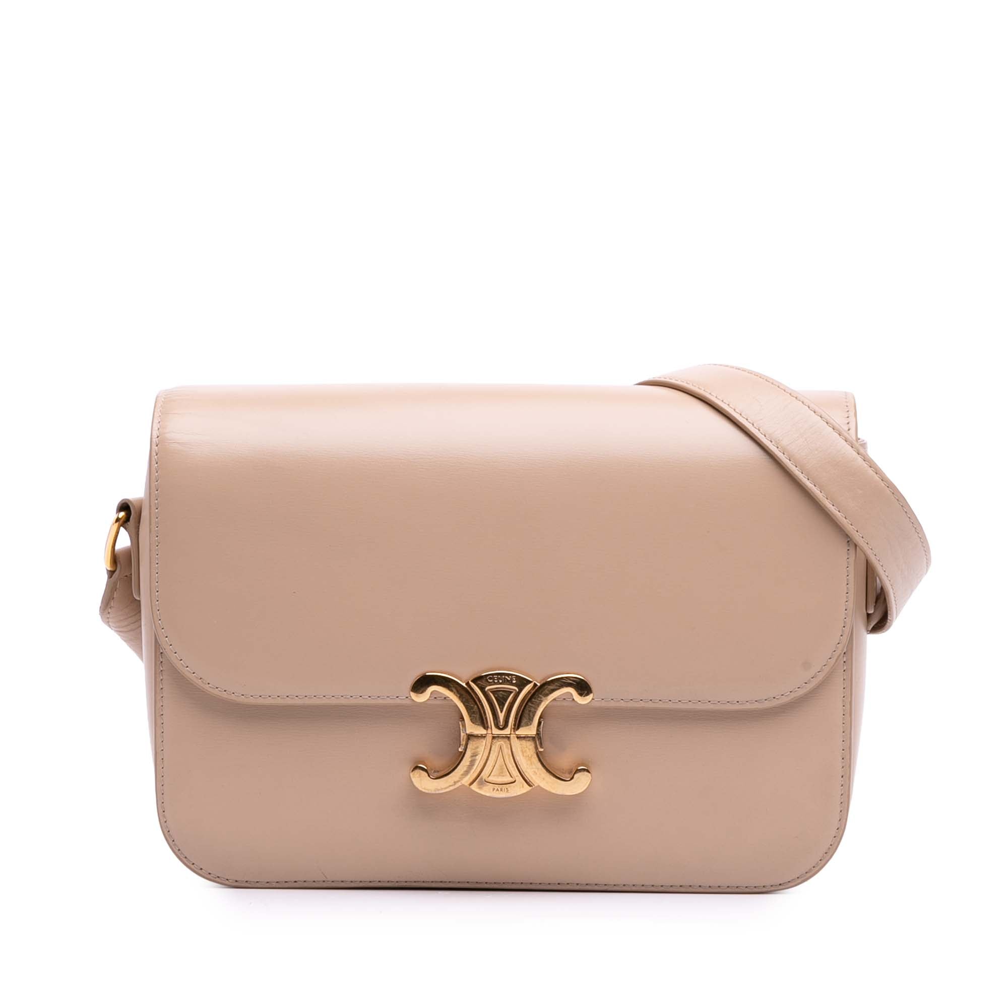 Classique Shiny Calfskin Triomphe Crossbody