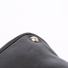 City Calf Drawstring Bucket Bag