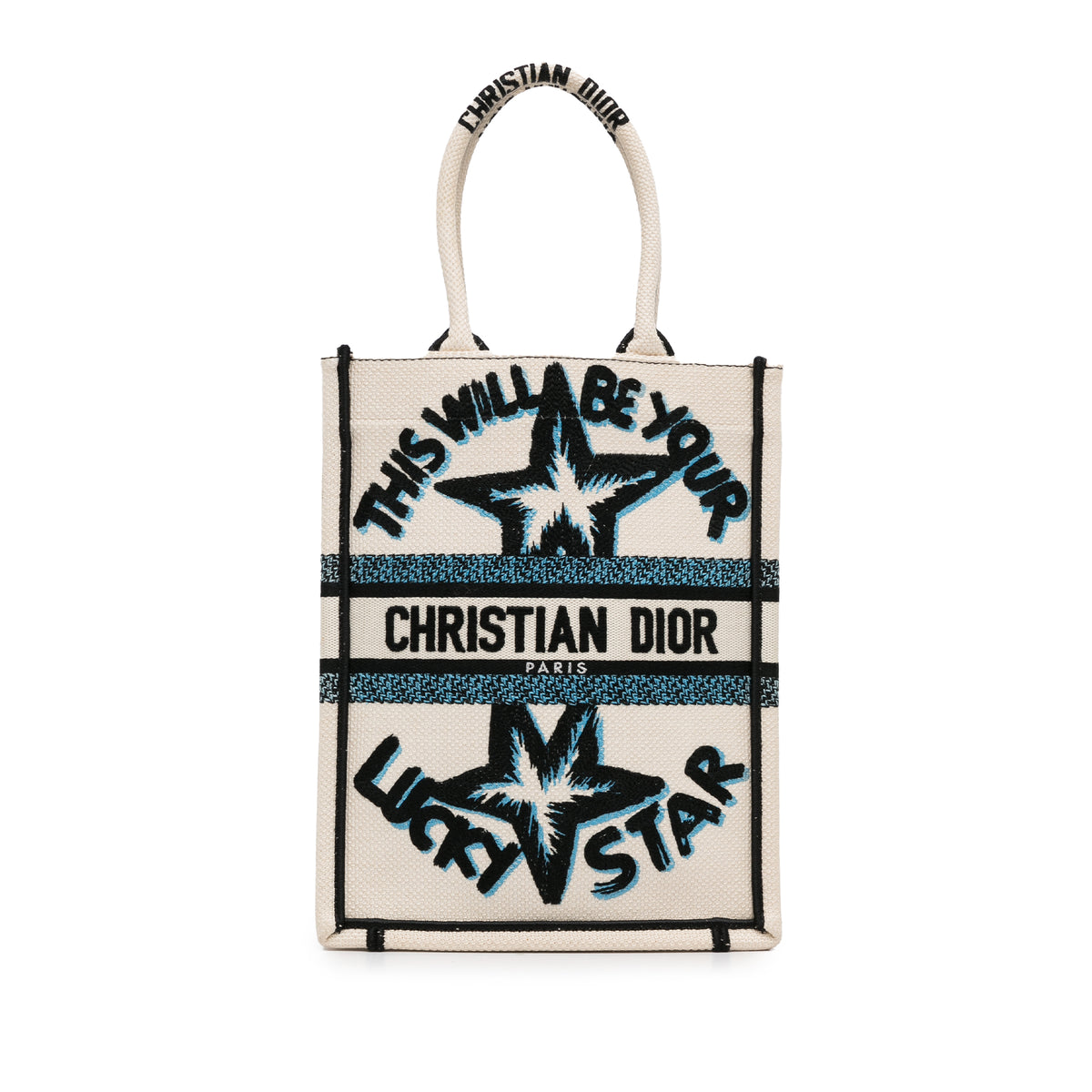 Vertical Lucky Star Book Tote_0