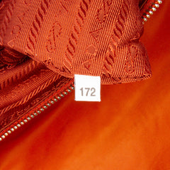 Tessuto Zip Double Buckle Messenger Bag