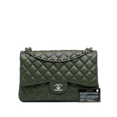 Jumbo Classic Caviar Double Flap