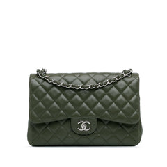 Jumbo Classic Caviar Double Flap