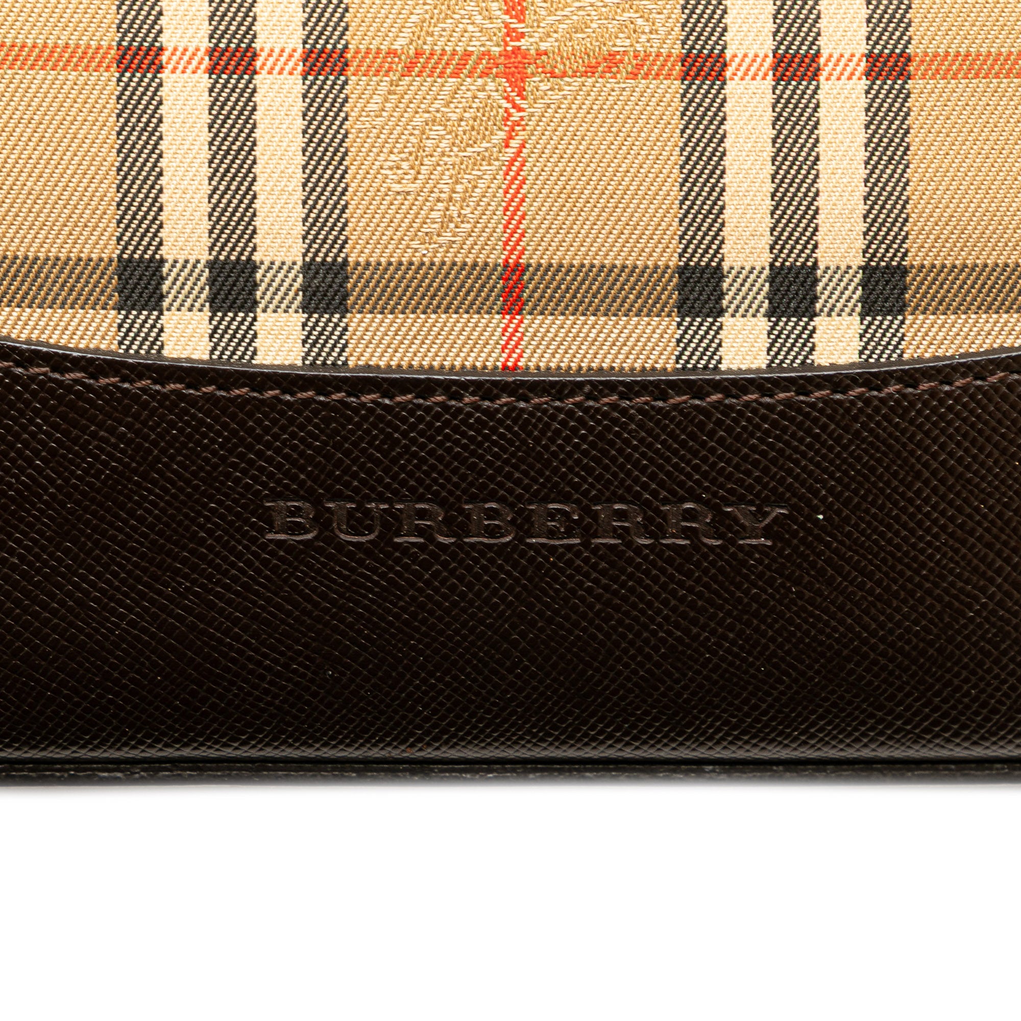 Haymarket Check Canvas Shoulder Bag