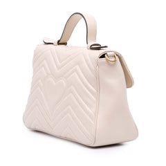 Small GG Marmont Matelasse Leather Top Handle Bag