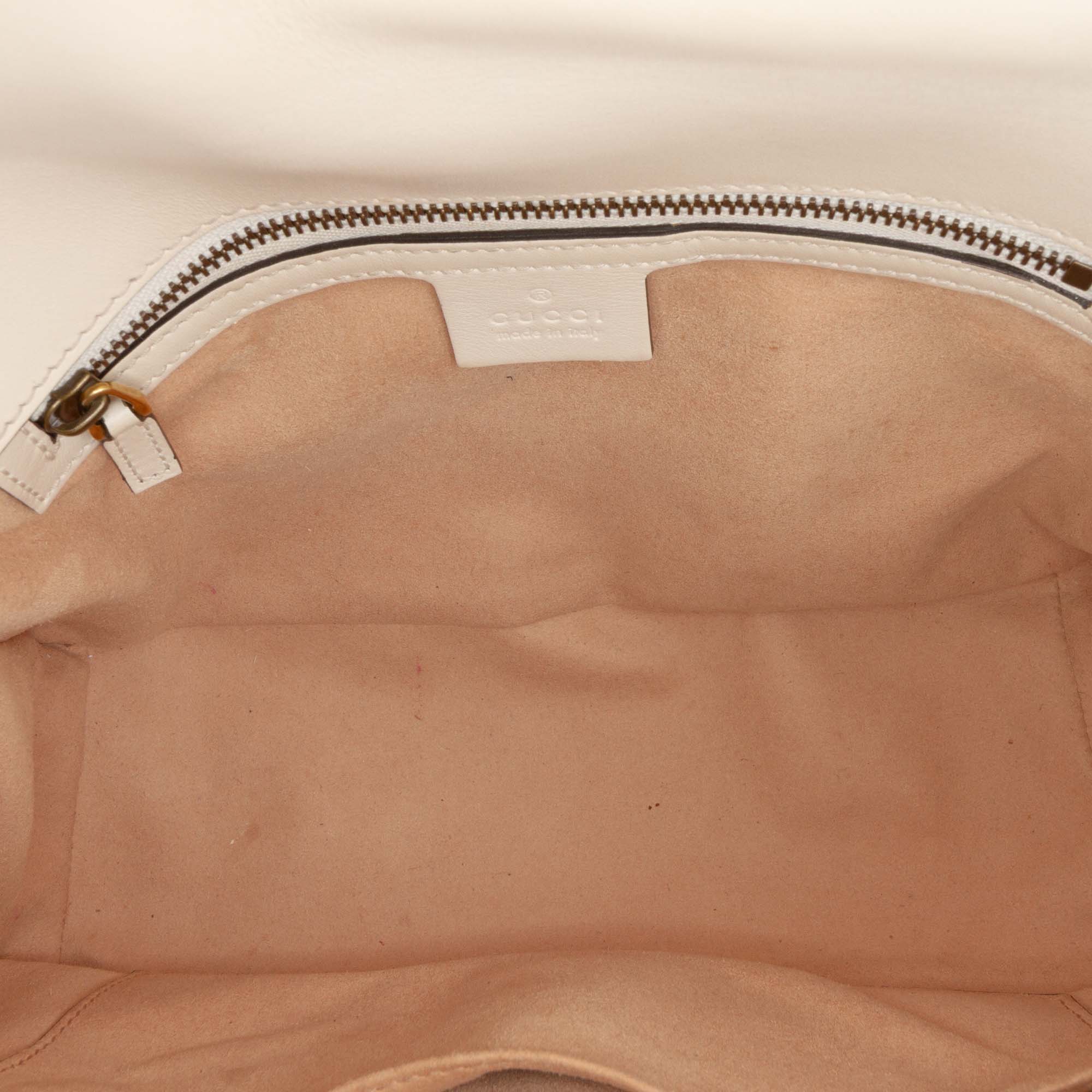 Small GG Marmont Matelasse Leather Top Handle Bag