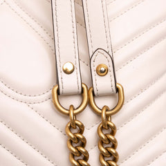 Small GG Marmont Matelasse Leather Top Handle Bag