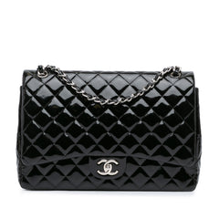 Maxi Classic Patent Double Flap