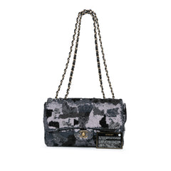 Small Multicolor Lambskin Sequin Single Flap