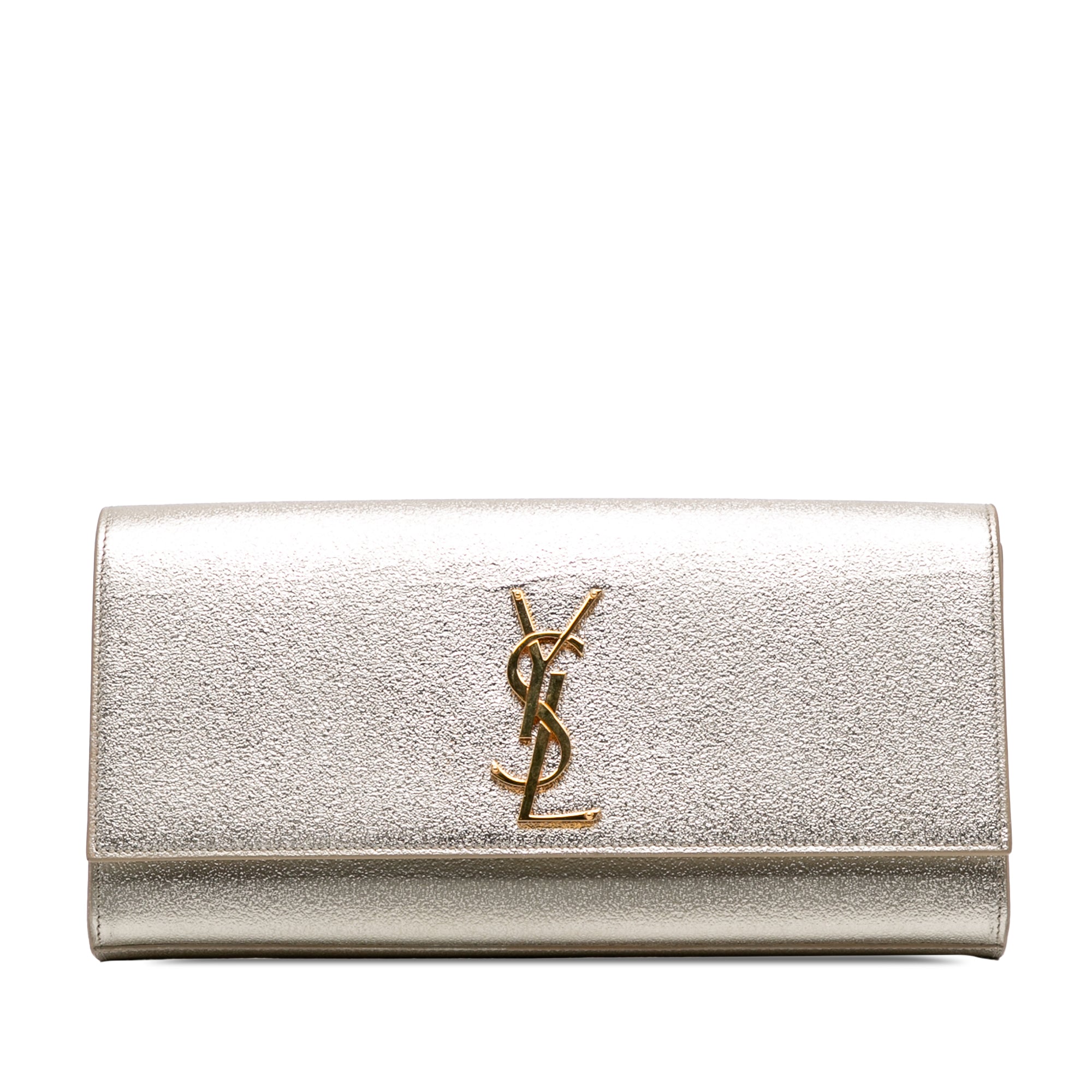 Metallic Calfskin Cassandre Clutch