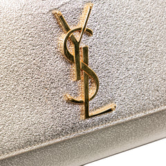 Metallic Calfskin Cassandre Clutch