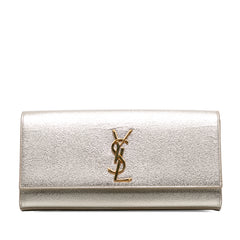Metallic Calfskin Cassandre Clutch