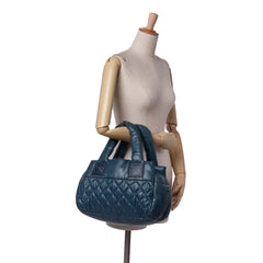 Small Quilted Nylon Coco Cocoon Tote