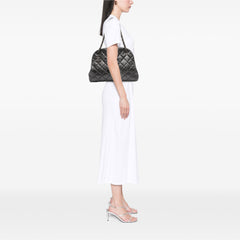 Large Aged Calfskin Just Mademoiselle Bowling Bag