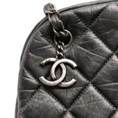 Large Aged Calfskin Just Mademoiselle Bowling Bag