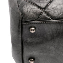 Large Aged Calfskin Just Mademoiselle Bowling Bag