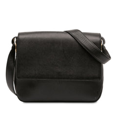 Leather Gancini Shoulder Bag