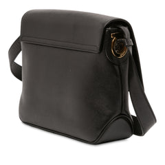 Leather Gancini Shoulder Bag