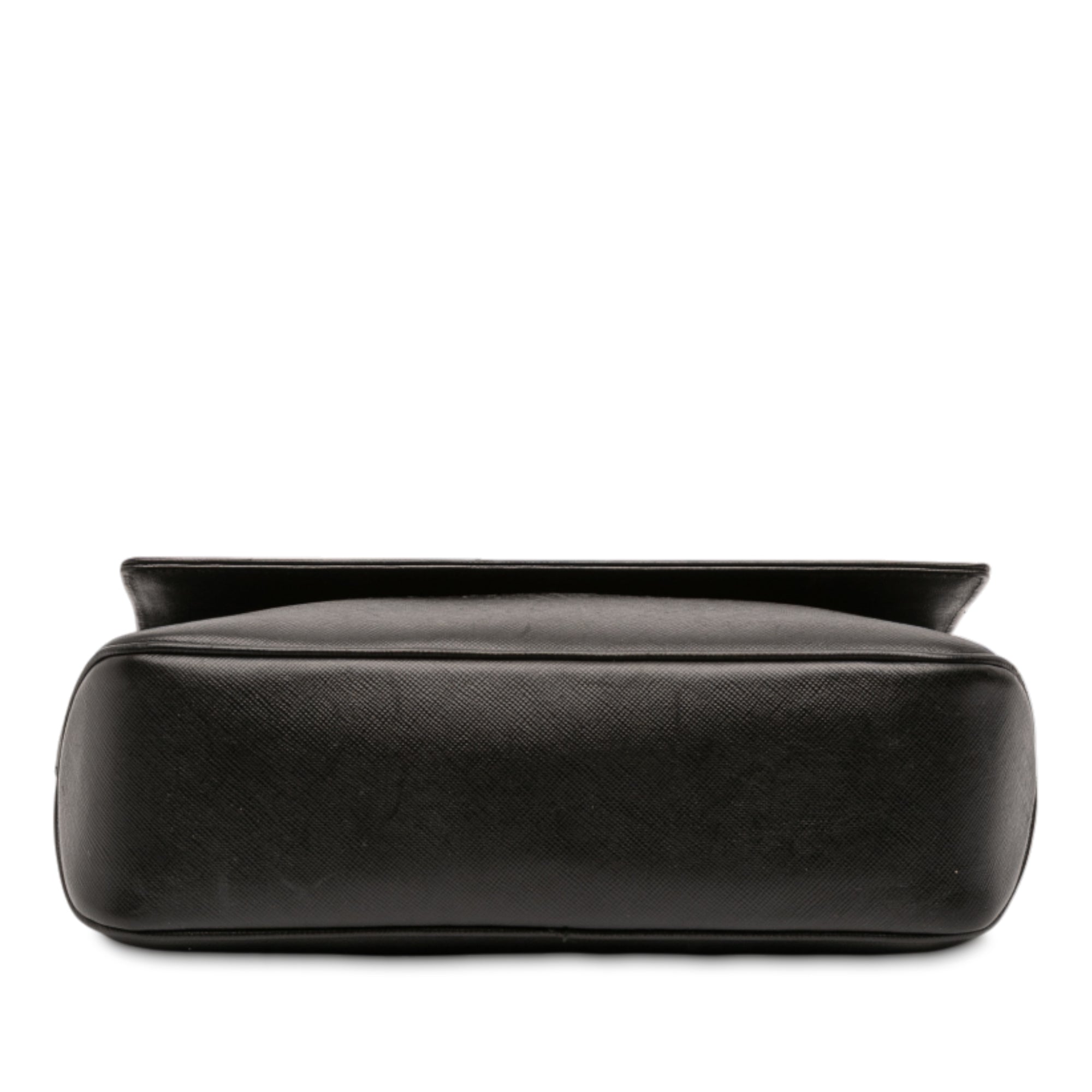 Leather Gancini Shoulder Bag