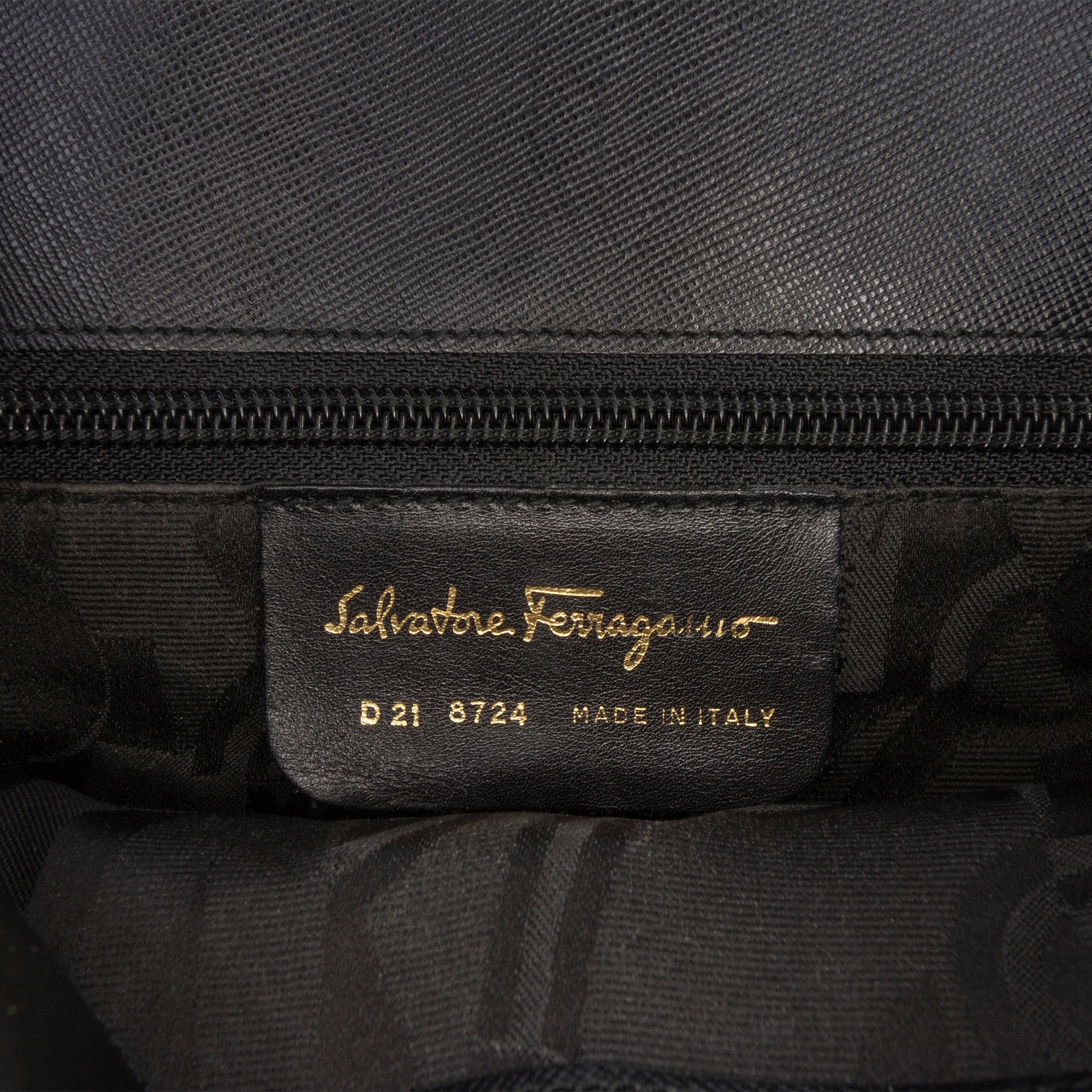 Leather Gancini Shoulder Bag