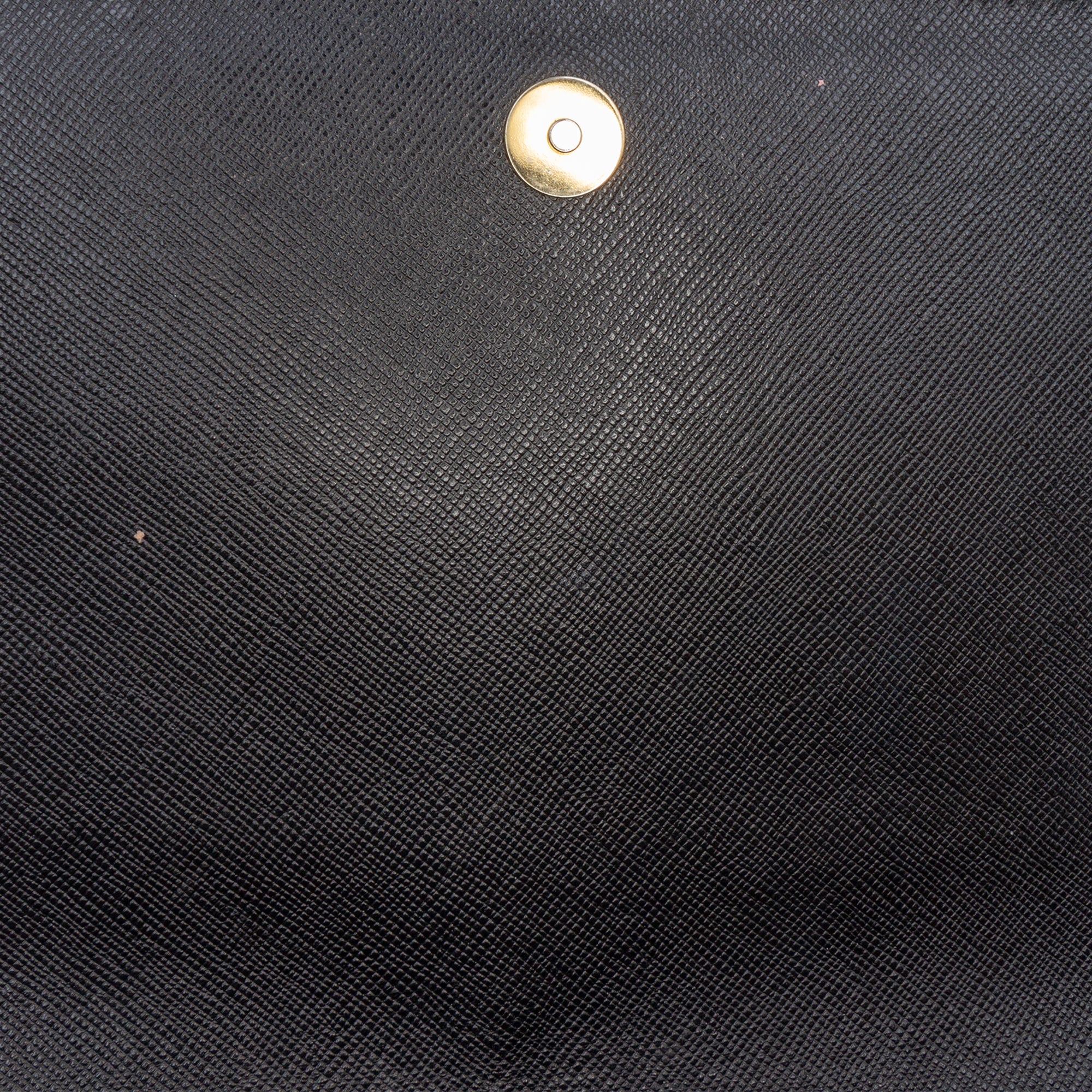 Leather Gancini Shoulder Bag