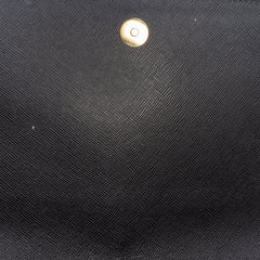 Leather Gancini Shoulder Bag