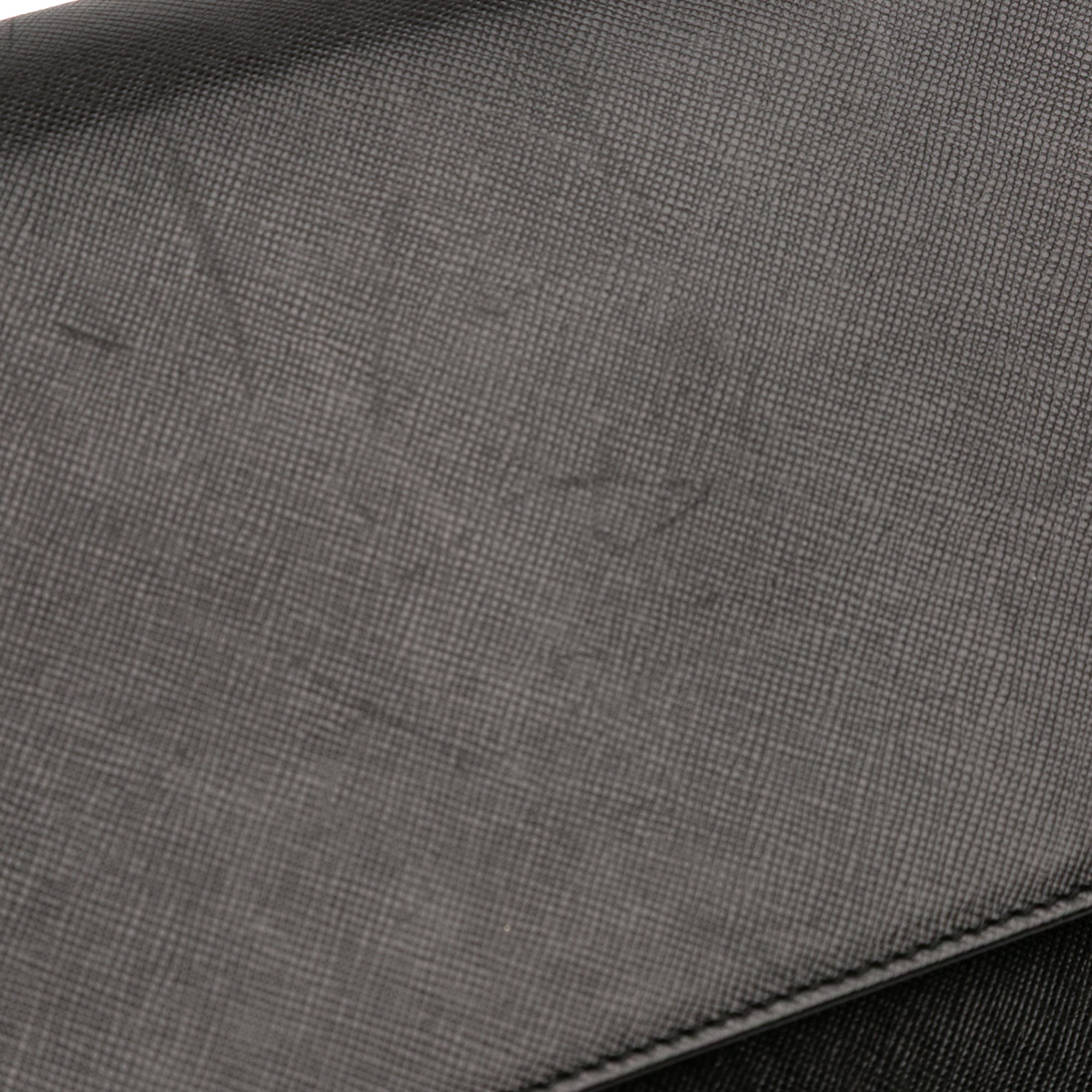 Leather Gancini Shoulder Bag